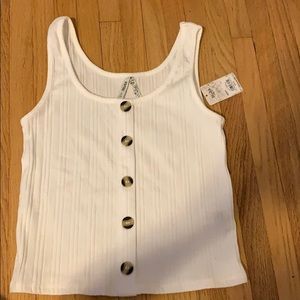 Brand New With Tags Mudd White Tank Top Size Small